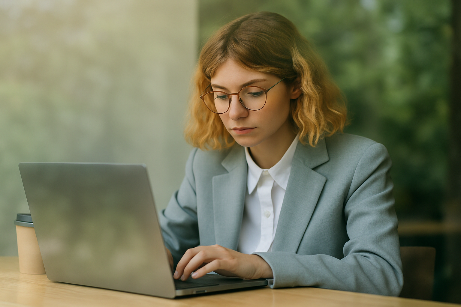 femme travaillant sur un ordinateur